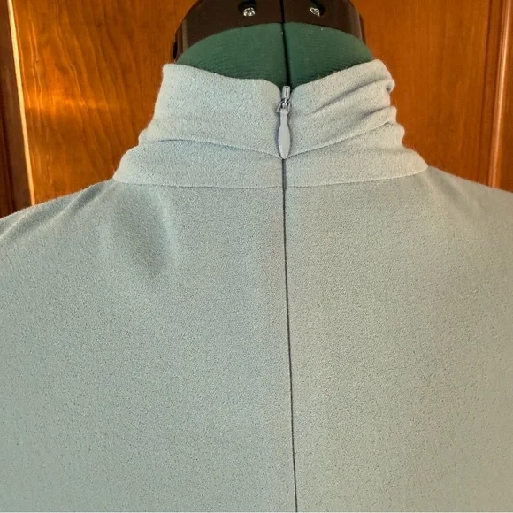 Goat by JANE ATELIER Baby Blue Self Tie Bow Blouse US 4 - Picture 6 of 8